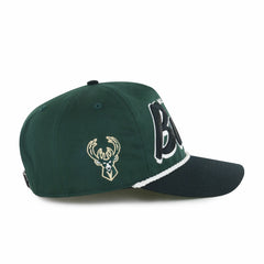 Milwaukee Bucks '47 Dropshadow Rope Hitch Adjustable Hat Hunter Green/Black - 47 brand
