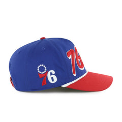 Philadelphia 76ers '47 Dropshadow Rope Hitch Adjustable Hat Royal/Red - 47 brand