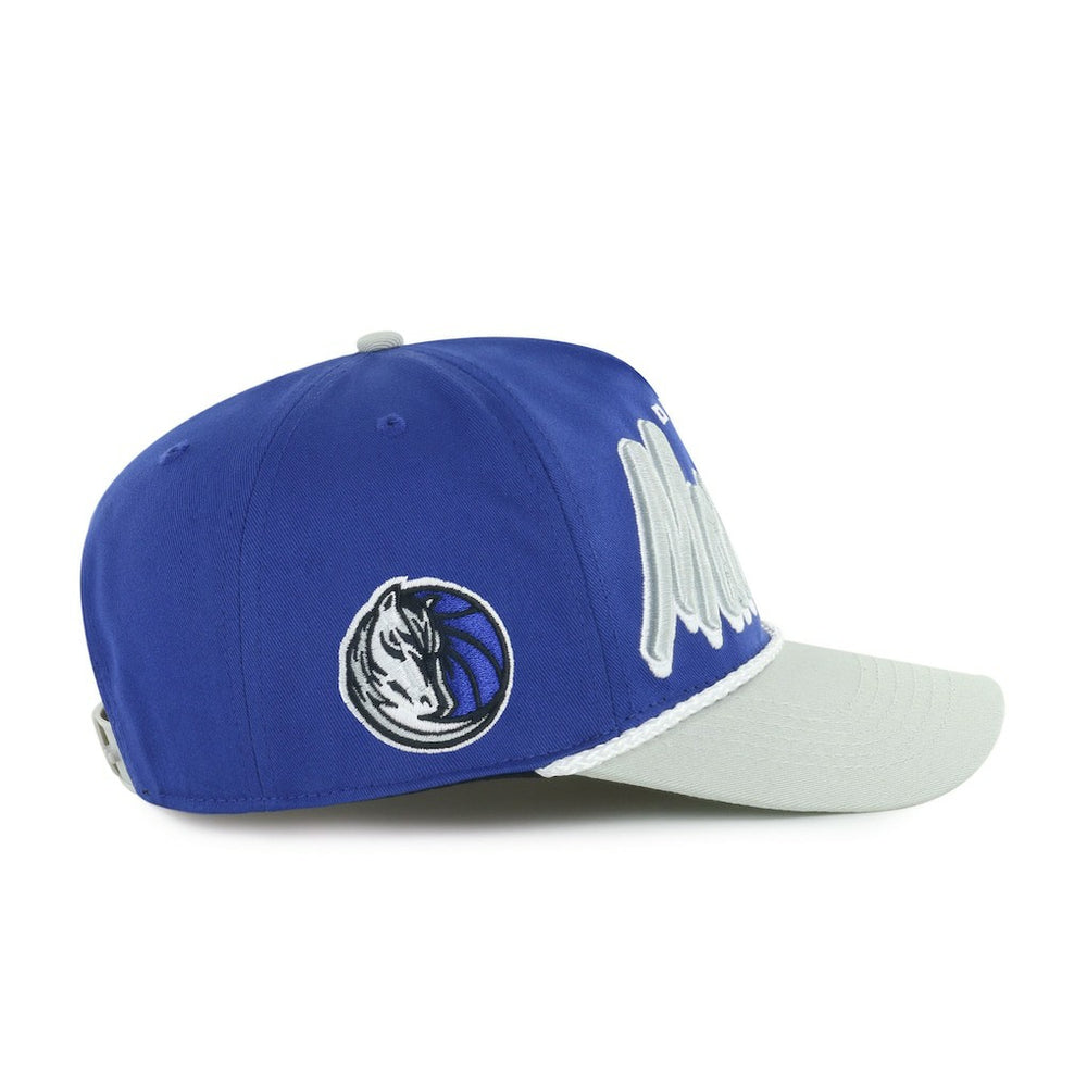Dallas Mavericks '47 Dropshadow Rope Hitch Adjustable Hat Blue/Gray - 47 brand