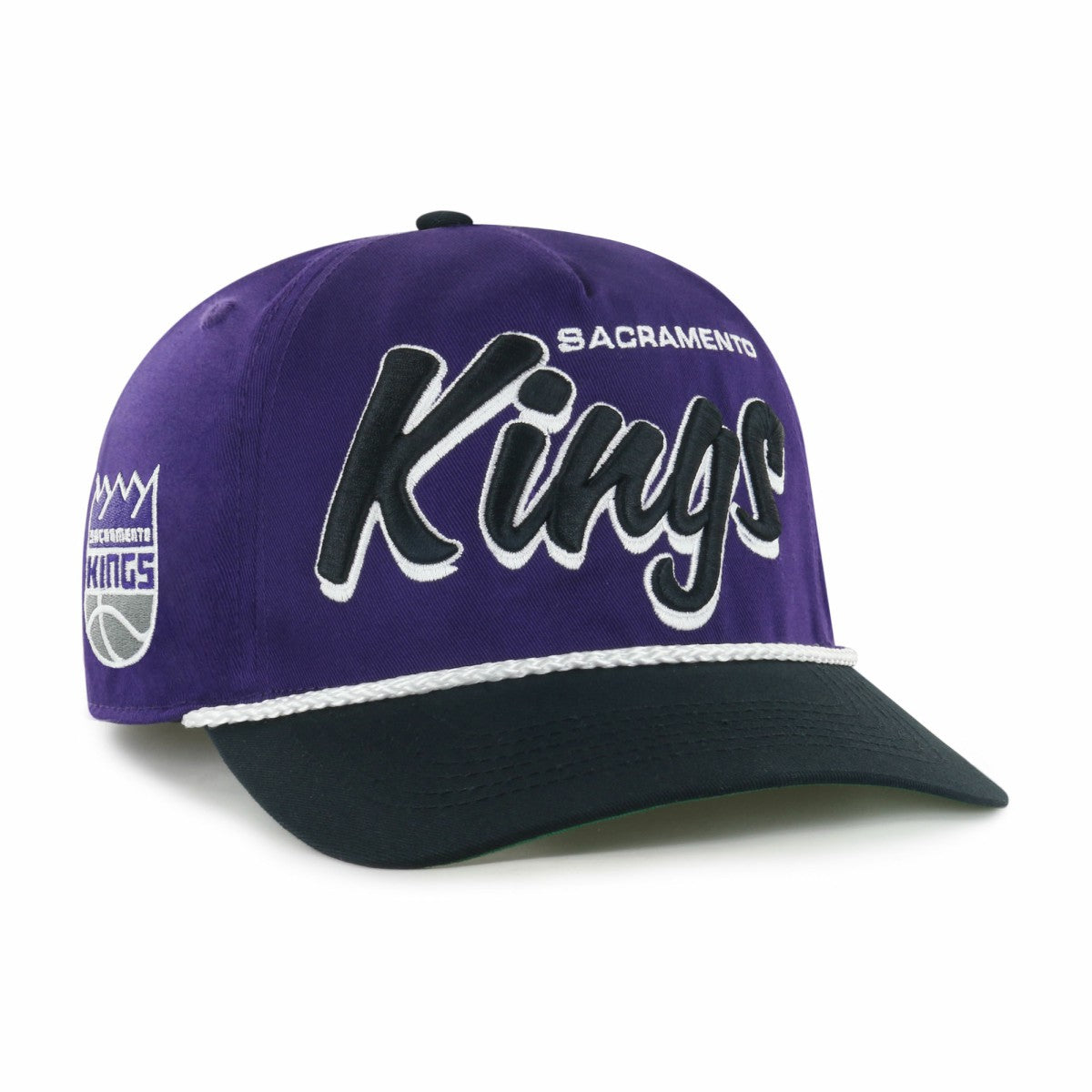 Sacramento Kings '47 Dropshadow Rope Hitch Adjustable Hat Purple/Black - 47 brand