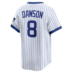 Andre Dawson Chicago Cubs Nike Throwback Cooperstown Collection Limited Jersey - White Jerseys