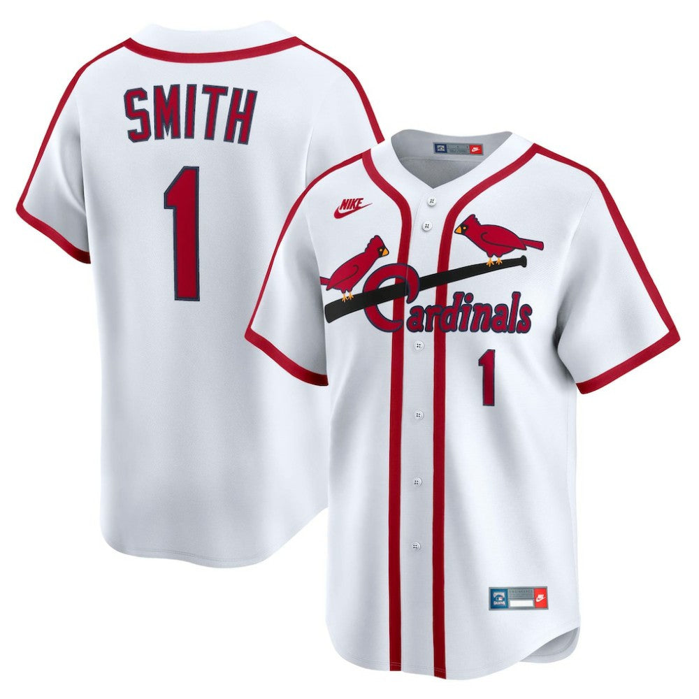 Ozzie Smith St. Louis Cardinals Nike Throwback Cooperstown Collection Limited Jersey - White Jerseys