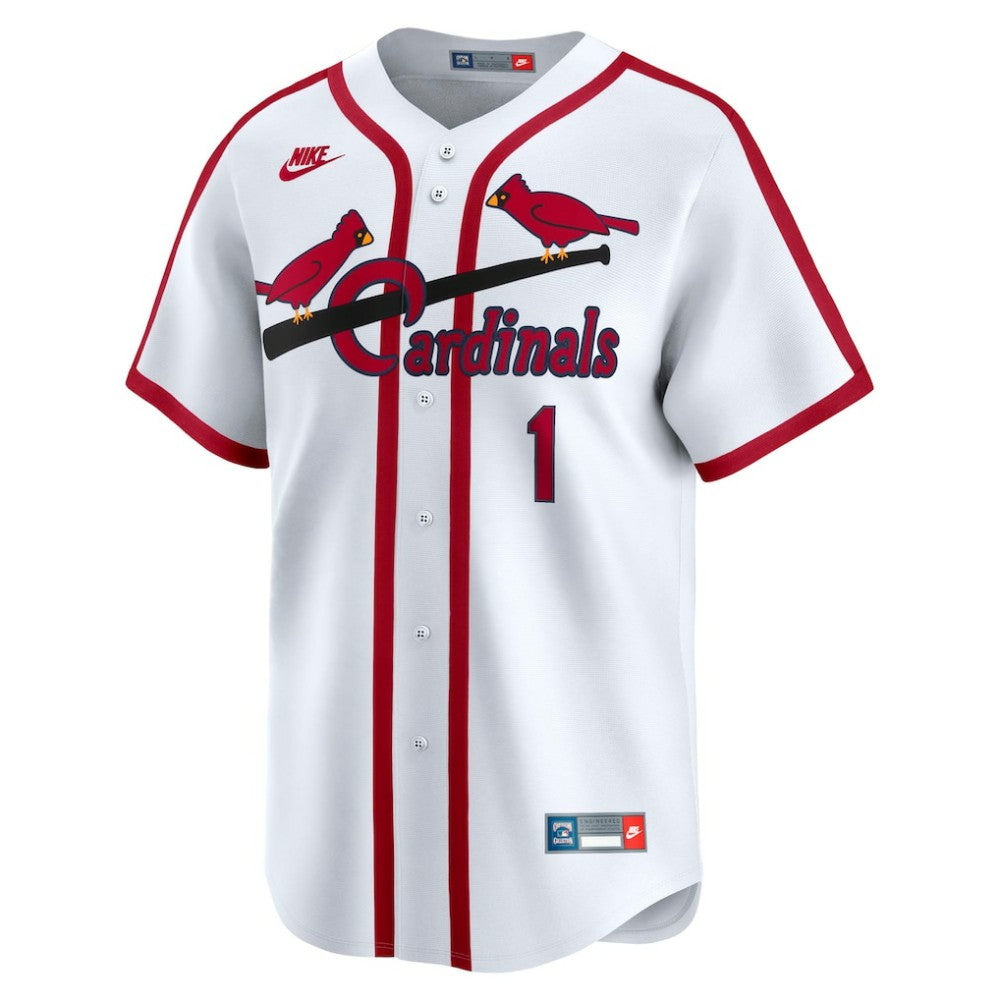 Ozzie Smith St. Louis Cardinals Nike Throwback Cooperstown Collection Limited Jersey - White Jerseys