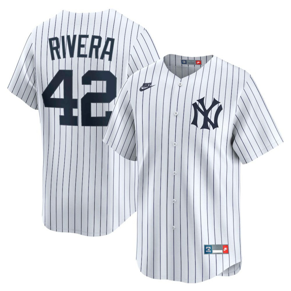 Mariano Rivera New York Yankees Nike Throwback Cooperstown Collection Limited Jersey - White Jerseys