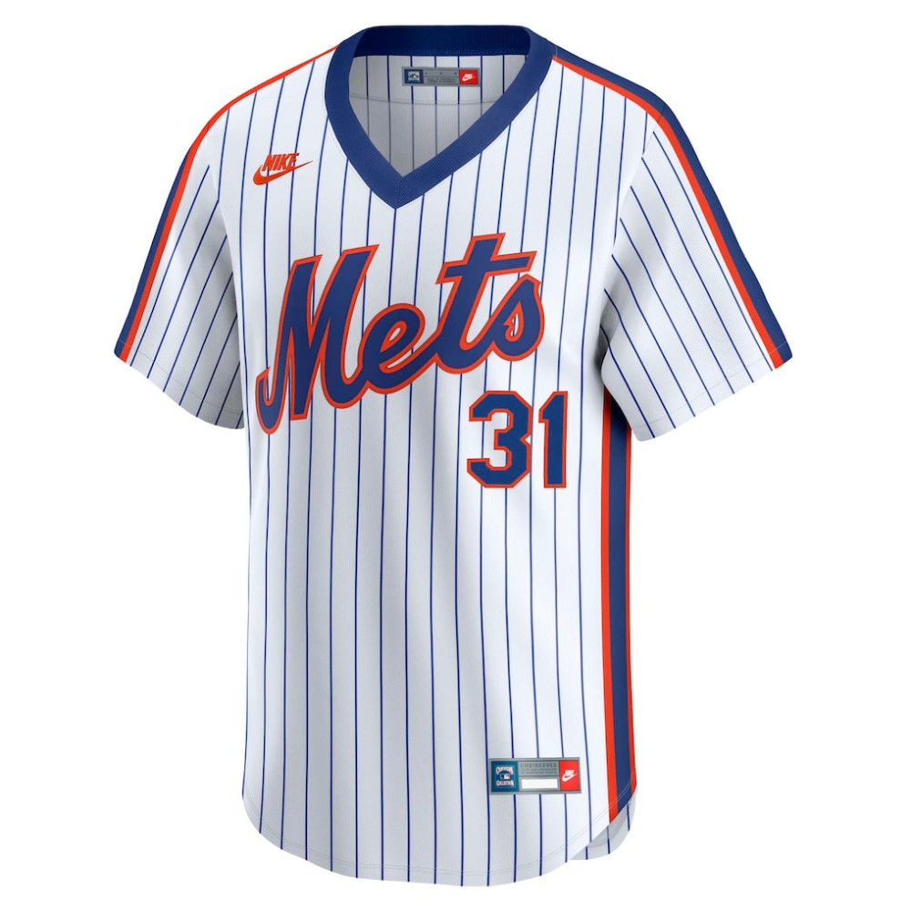 Mike Piazza New York Mets Nike Throwback Cooperstown Collection Limited Jersey - White Jerseys