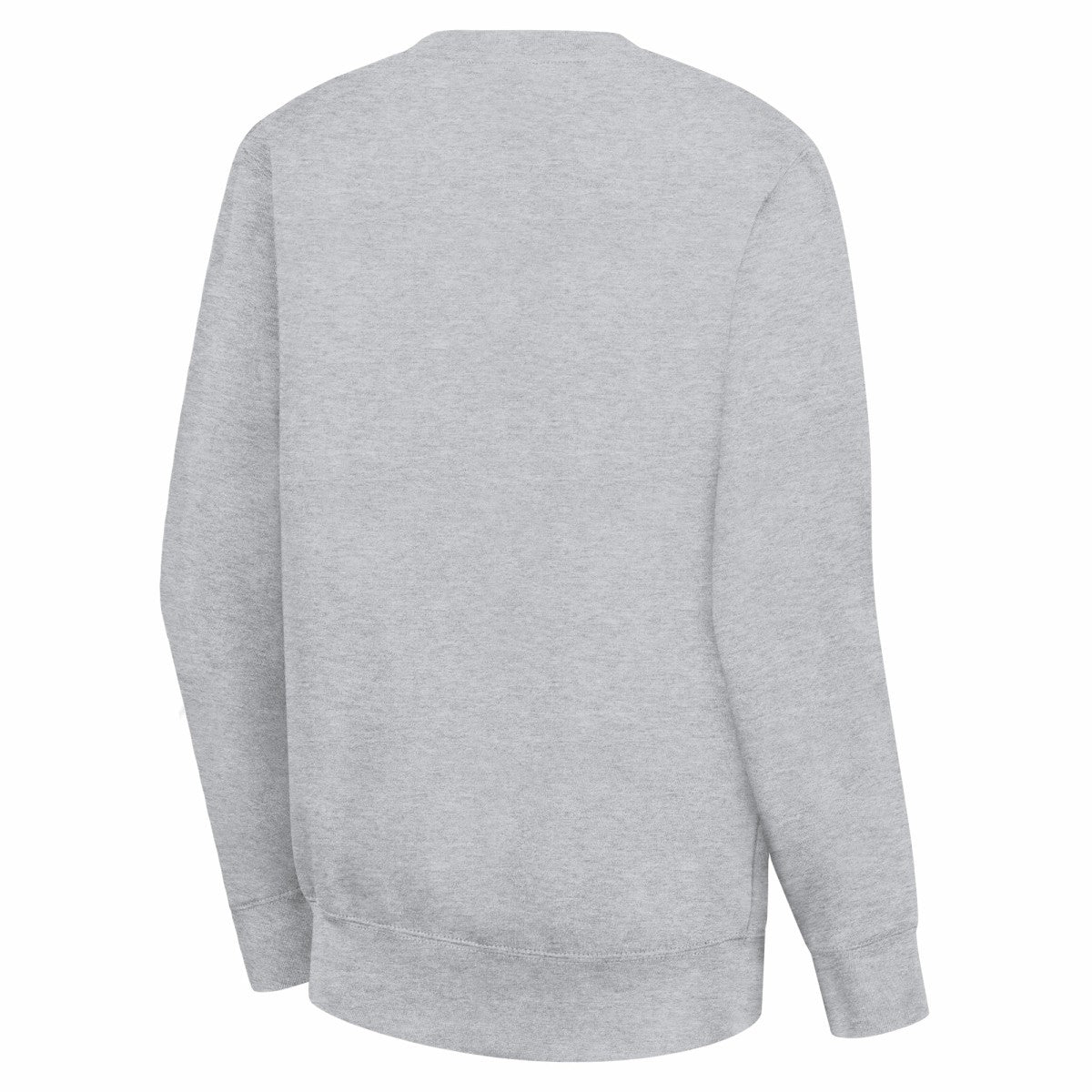 New York Knicks G-III 4Her by Carl Banks Women's Leopard Heart Fleece Pullover Sweatshirt Heather Gray outlet