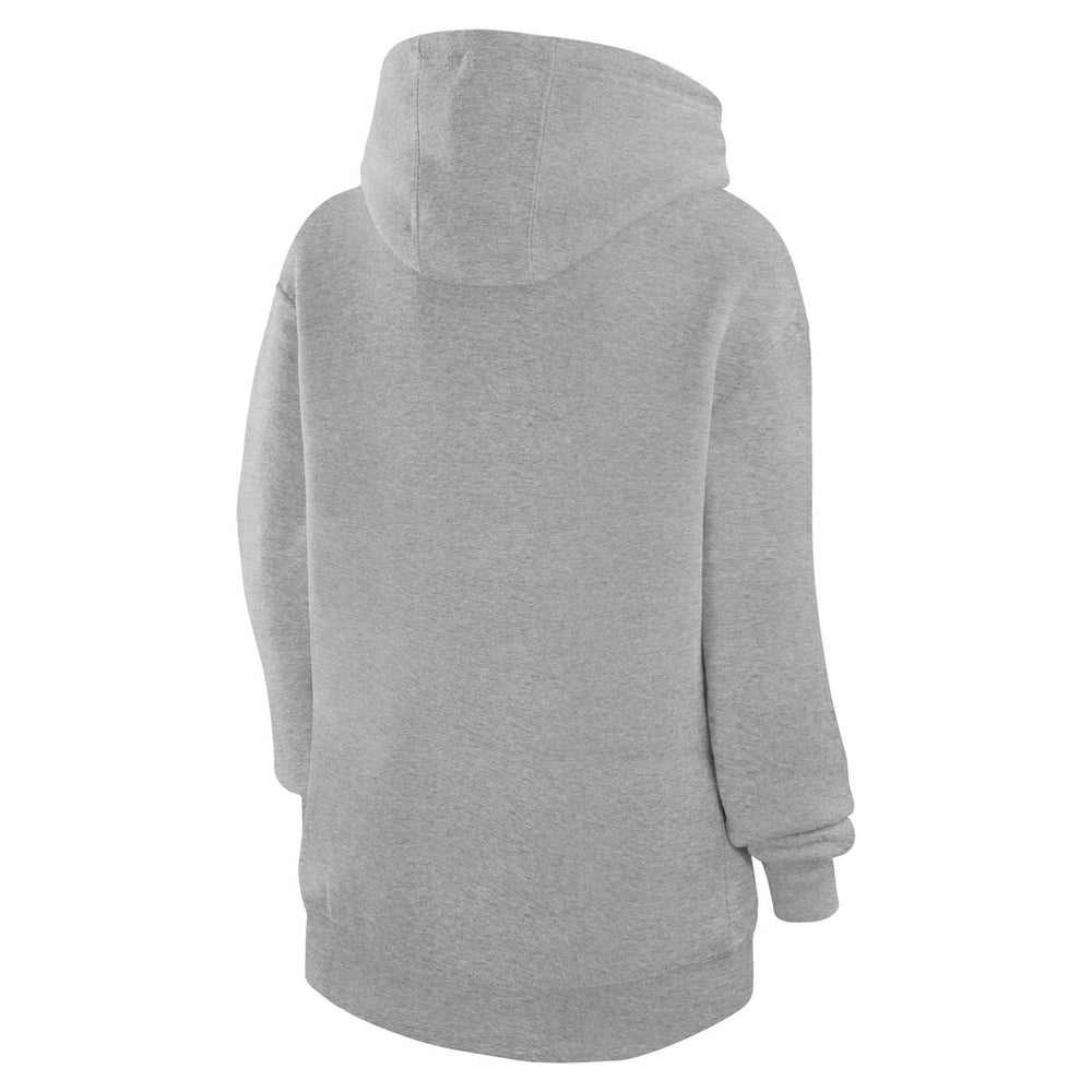 Boston Celtics G-III 4Her by Carl Banks Women's Leopard Heart Graphic Fleece Pullover Hoodie Heather Gray