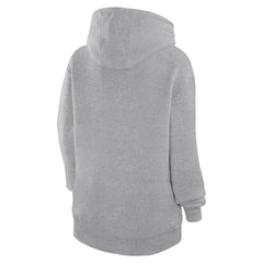 Oklahoma City Thunder G-III 4Her by Carl Banks Women's Leopard Heart Graphic Fleece Pullover Hoodie Heather Gray