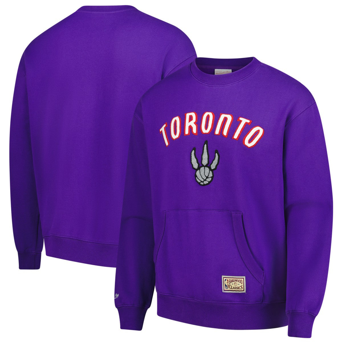 Toronto Raptors Nights Pullover Sweatshirt Purple - Mitchell & Ness