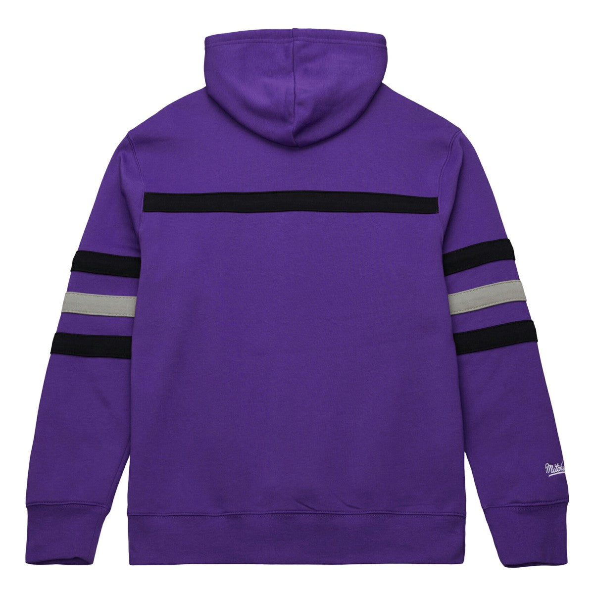 Sacramento Kings Hardwood Classics Nights Head Coach Pullover Hoodie Purple - Mitchell & Ness