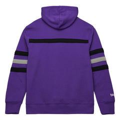 Sacramento Kings Hardwood Classics Nights Head Coach Pullover Hoodie Purple - Mitchell & Ness