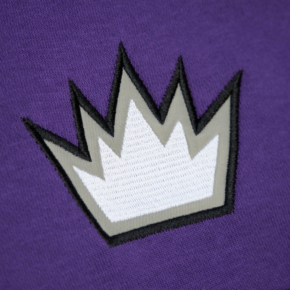 Sacramento Kings Hardwood Classics Nights Head Coach Pullover Hoodie Purple - Mitchell & Ness