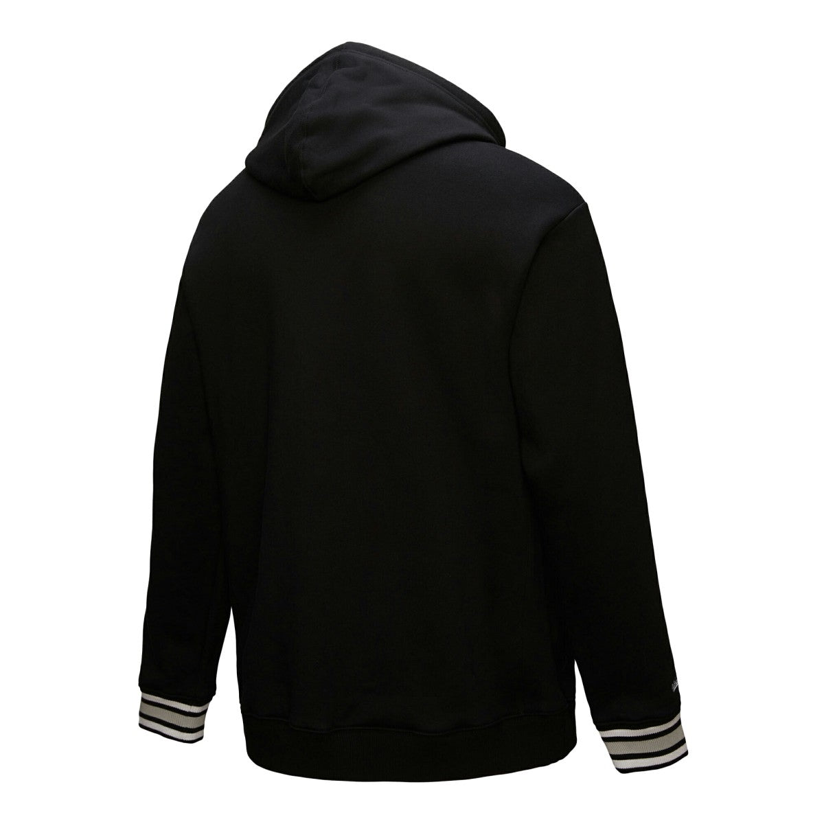 Sacramento Kings Chainstitch Applique Vintage Heavyweight Pullover Hoodie Black - Mitchell & Ness