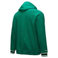 Boston Celtics Chainstitch Applique Vintage Heavyweight Pullover Hoodie Kelly Green - Mitchell & Ness