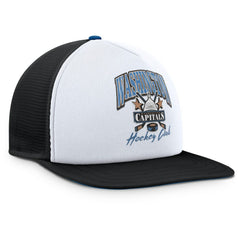 Washington Capitals Fanatics Decades Collection Foam Front Snapback Hat - White/Black | US 202097331