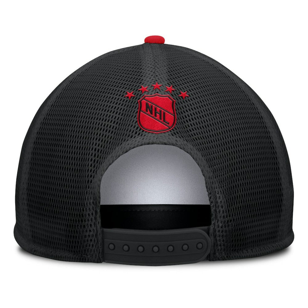 Chicago Blackhawks Fanatics Decades Collection Foam Front Snapback Hat - White/Black | US 202097334