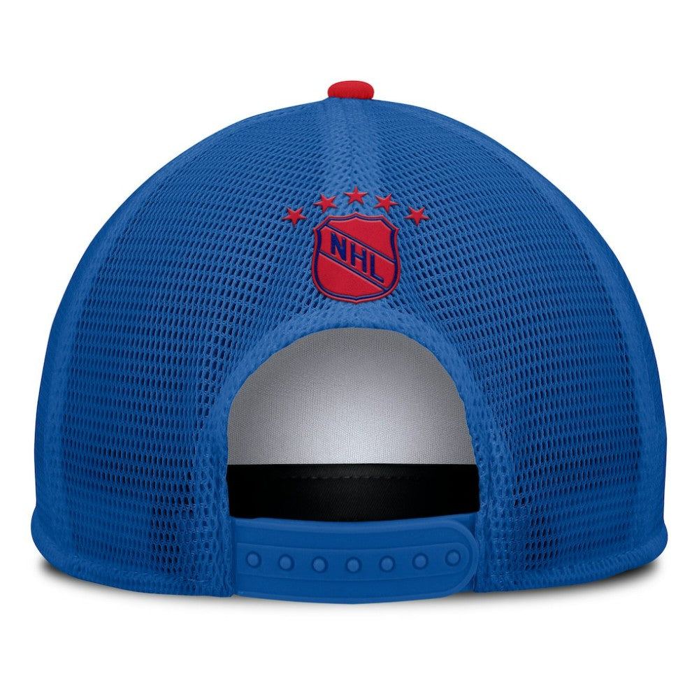 New York Rangers Fanatics Decades Collection Foam Front Snapback Hat - White/Royal | US 202097337