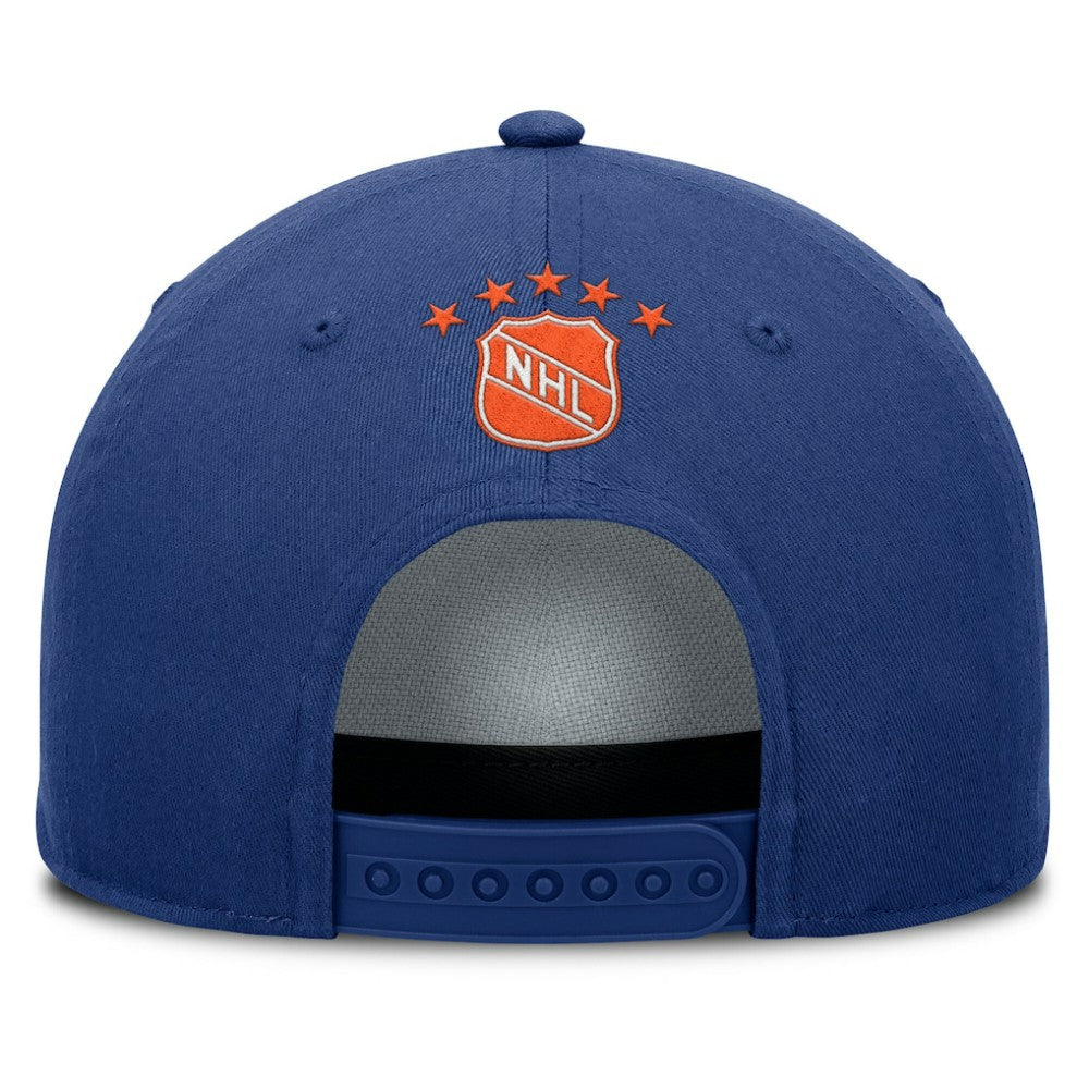 Edmonton Oilers Fanatics Decades Collection A-Frame Rope Adjustable Hat - Royal | US 202097347
