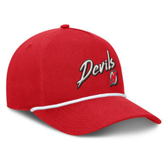 New Jersey Devils Fanatics Decades Collection A-Frame Rope Adjustable Hat - Red | US 202097350
