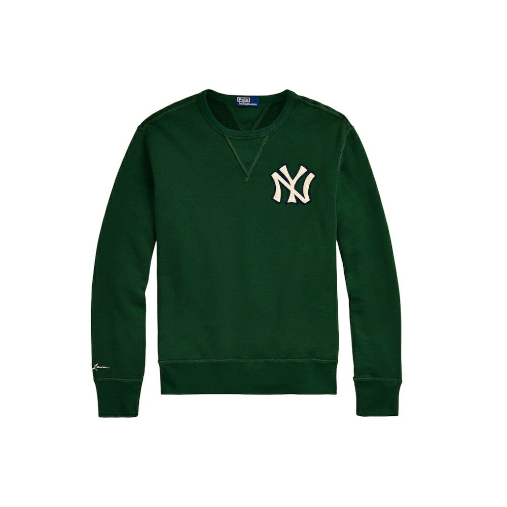 New York Yankees Polo Ralph Lauren Pullover Sweatshirt - Green Pullover