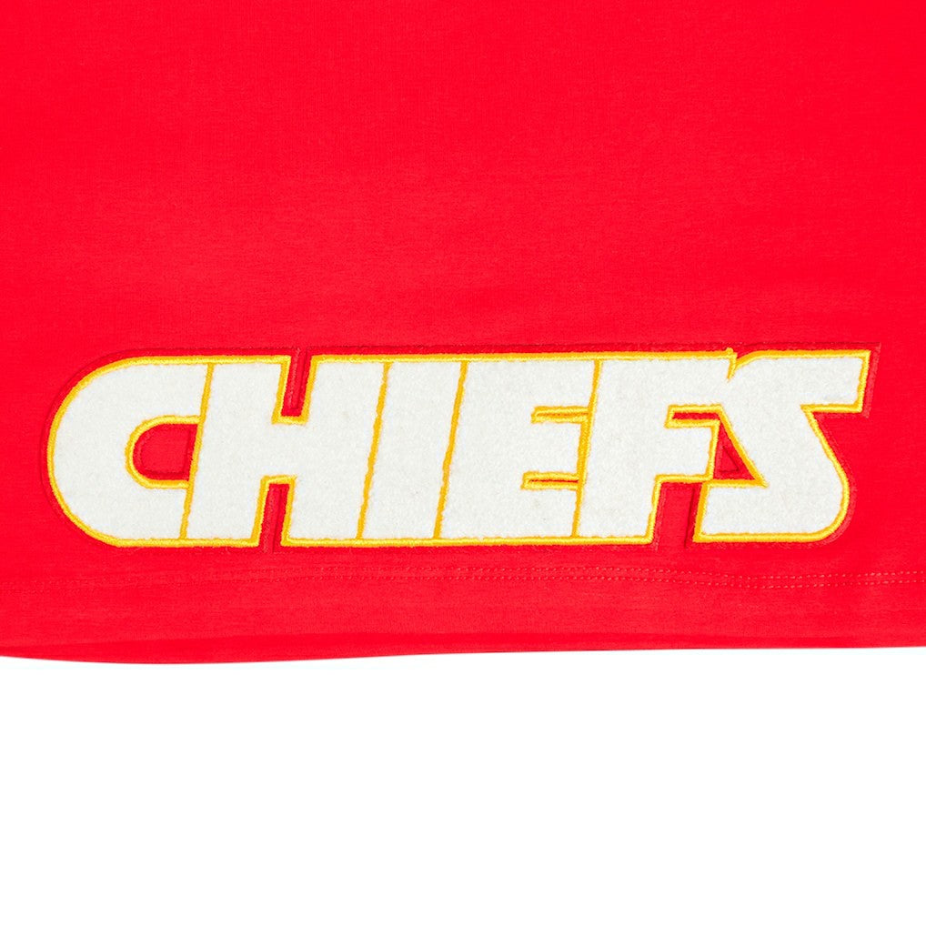 Travis Kelce Kansas City Chiefs Pro Standard Women's Player Name & Number Cropped Boxy T-Shirt - Red T-shirts