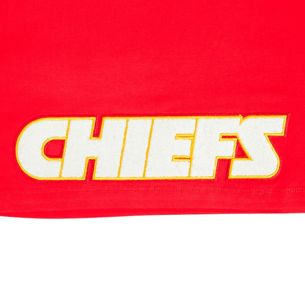Travis Kelce Kansas City Chiefs Pro Standard Women's Player Name & Number Cropped Boxy T-Shirt - Red T-shirts