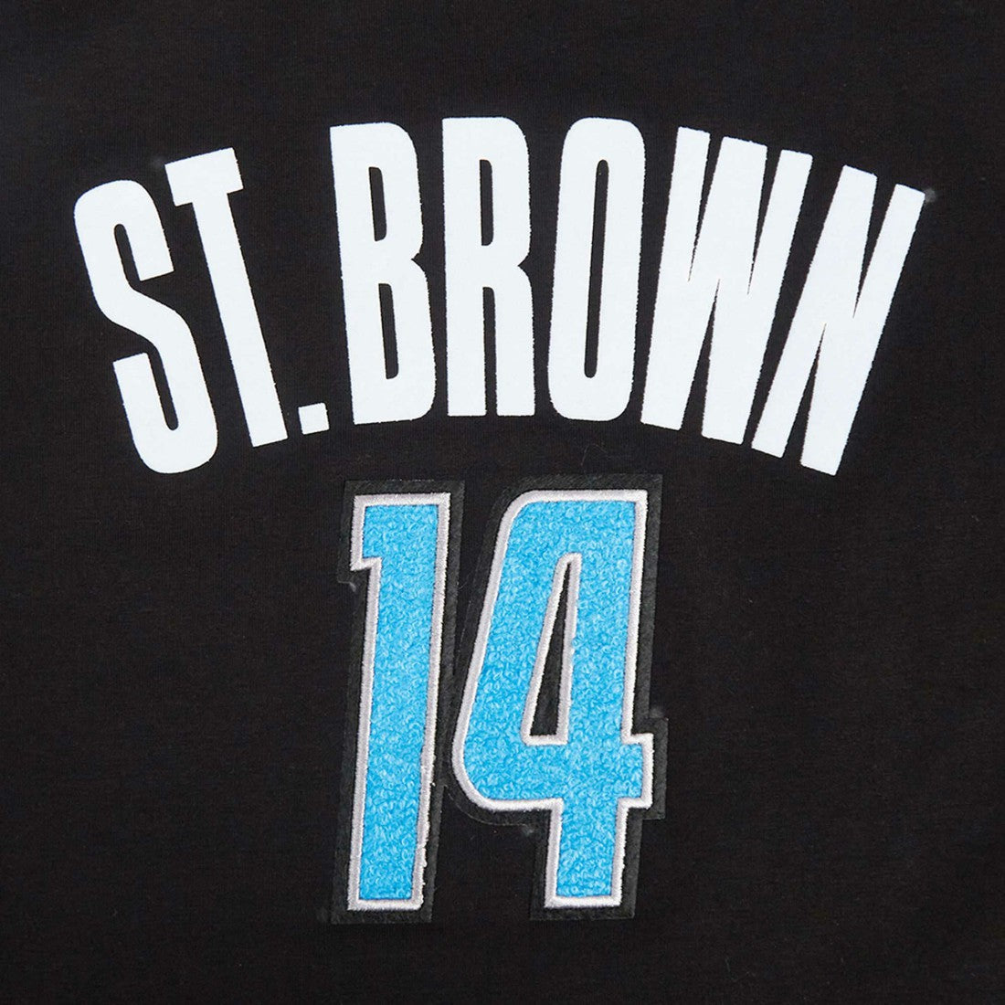 Amon-Ra St. Brown Detroit Lions Pro Standard Women's Player Name & Number Cropped Boxy T-Shirt - Black T-shirts