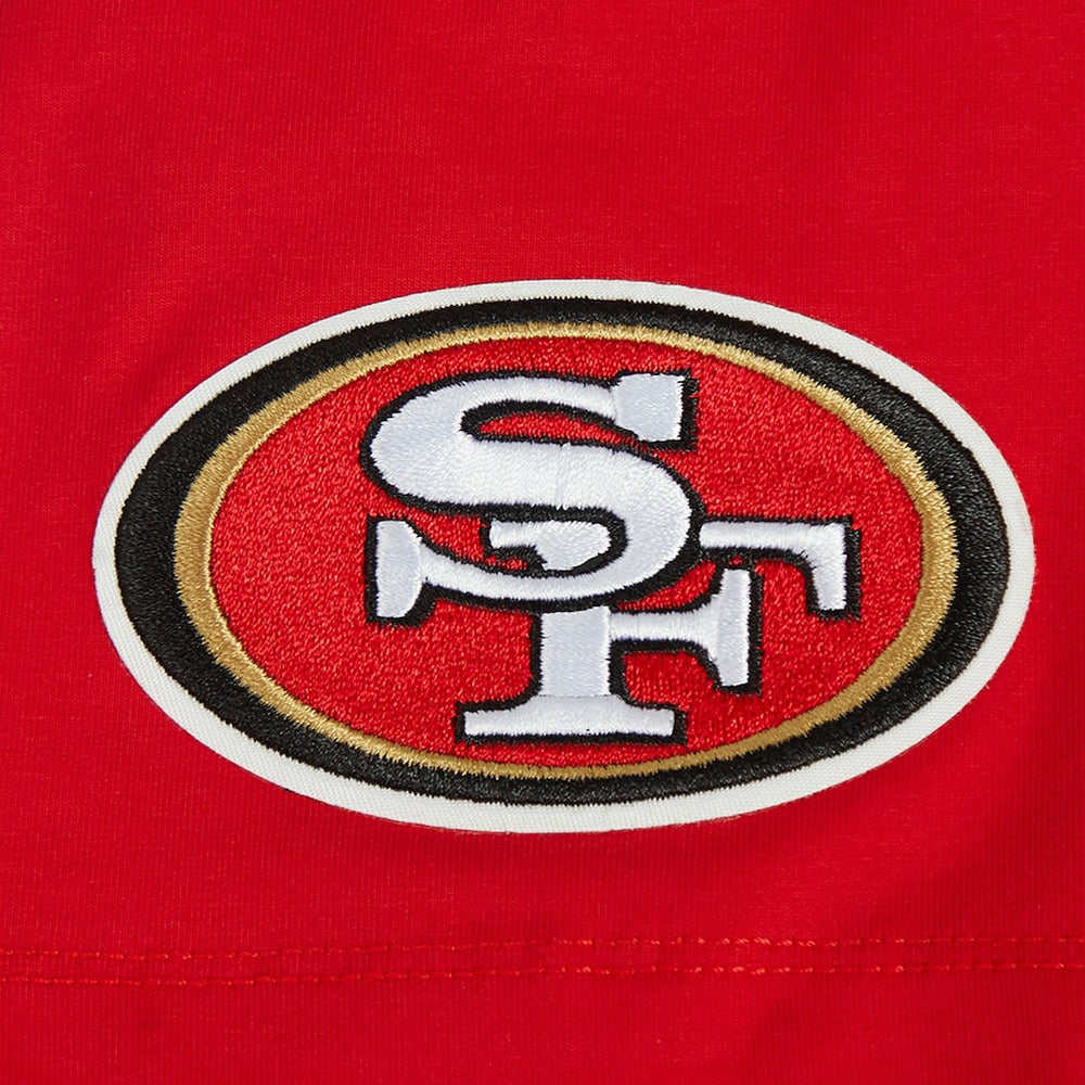 Christian McCaffrey San Francisco 49ers Pro Standard Women's Player Name & Number Cropped Boxy T-Shirt - Scarlet T-shirts