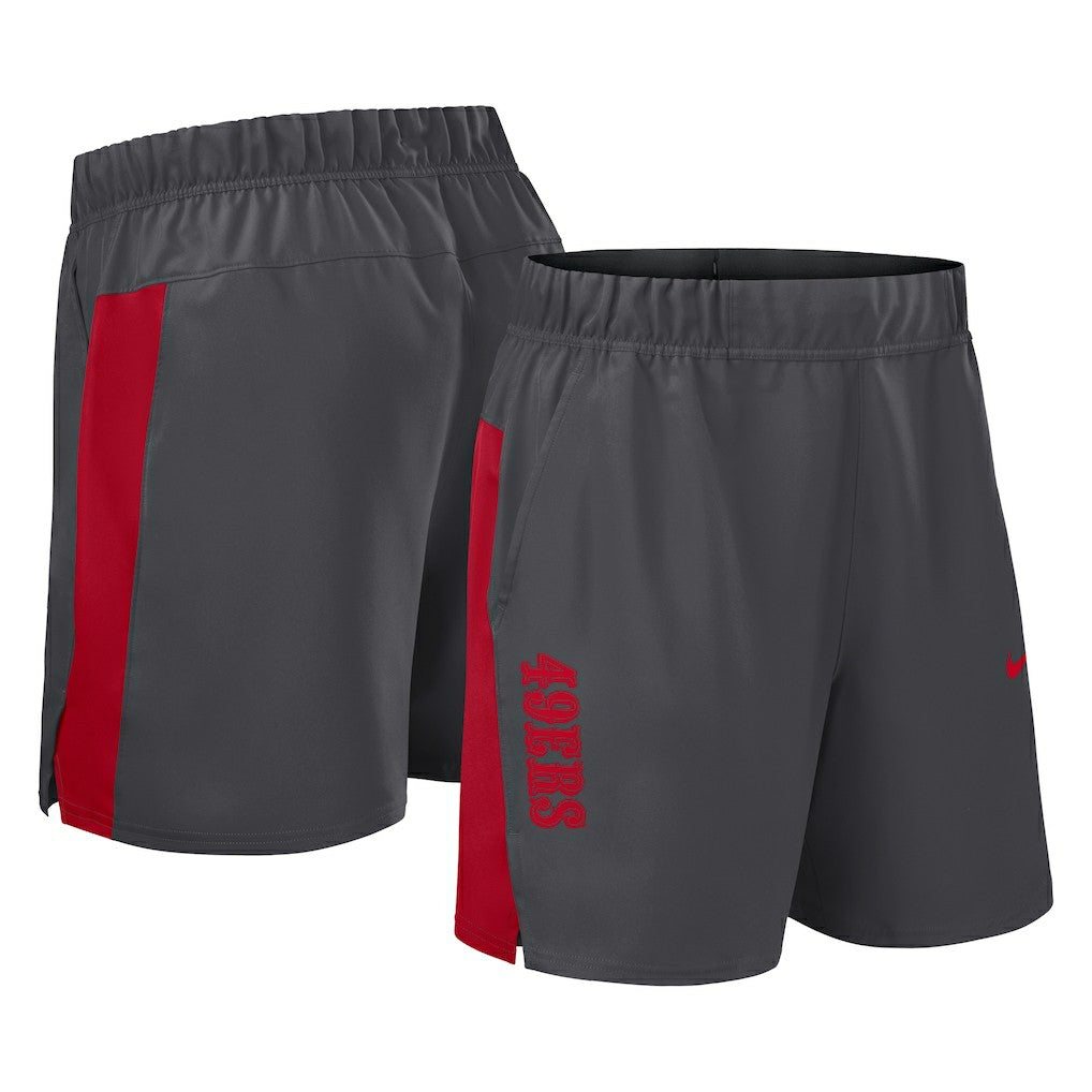 San Francisco 49ers Woven Victory Dri-FIT Shorts - Gray Shorts