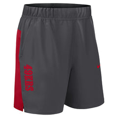 San Francisco 49ers Woven Victory Dri-FIT Shorts - Gray Shorts