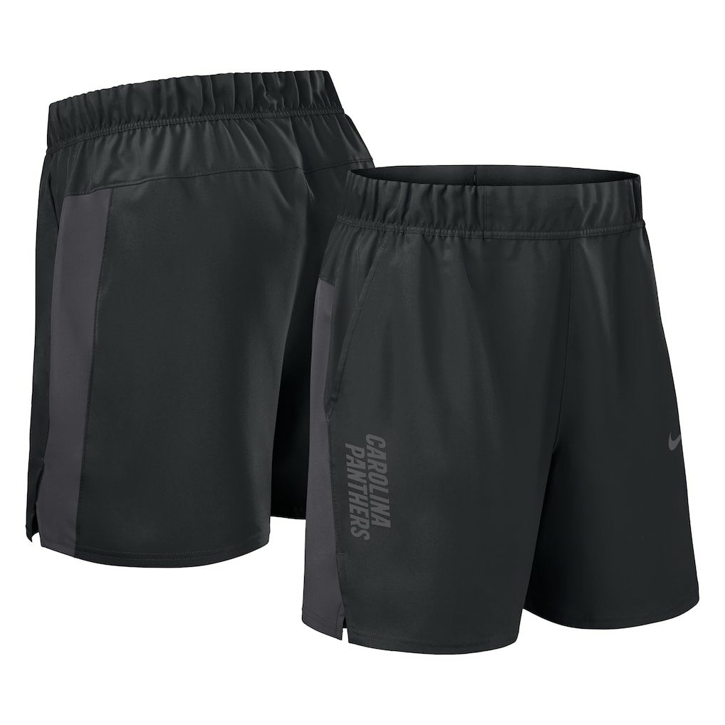 Carolina Panthers Woven Victory Dri-FIT Shorts - Black Shorts