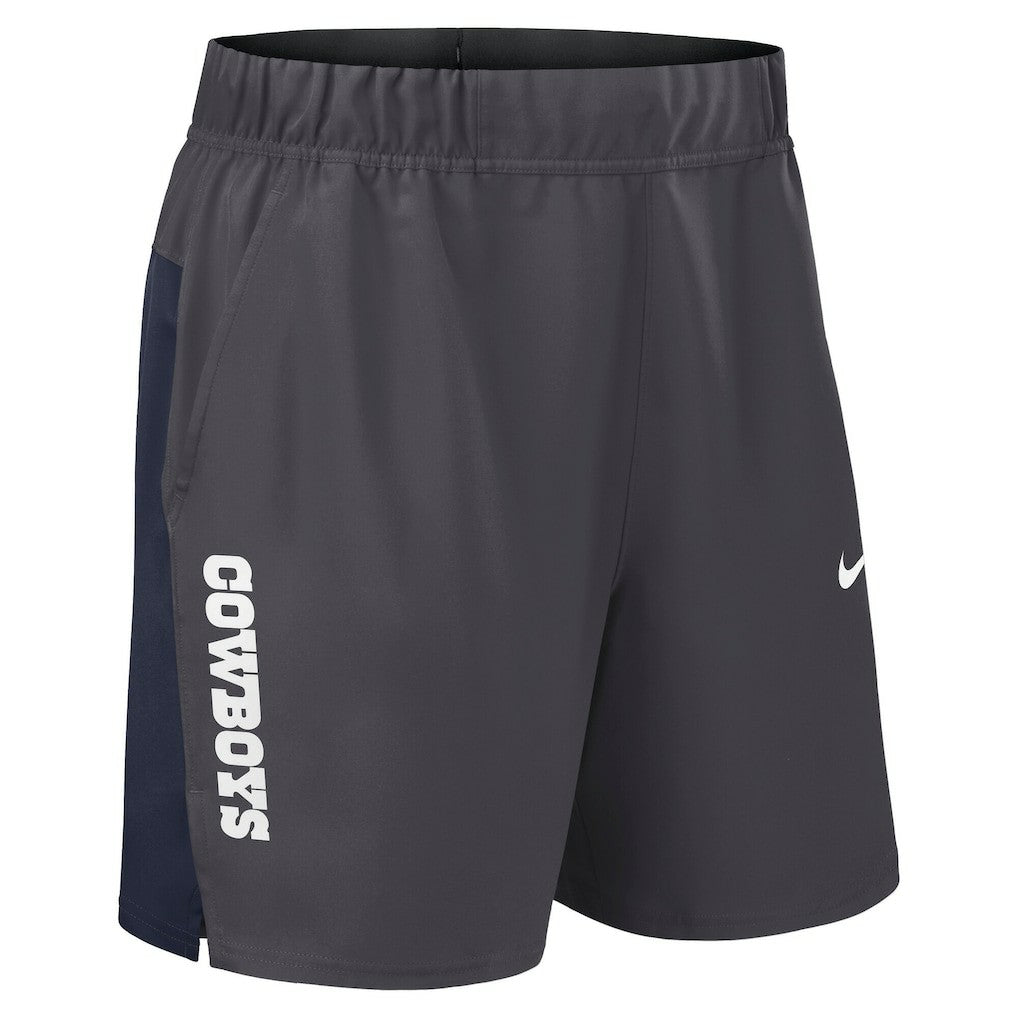Dallas Cowboys Woven Victory Dri-FIT Shorts - Gray Shorts