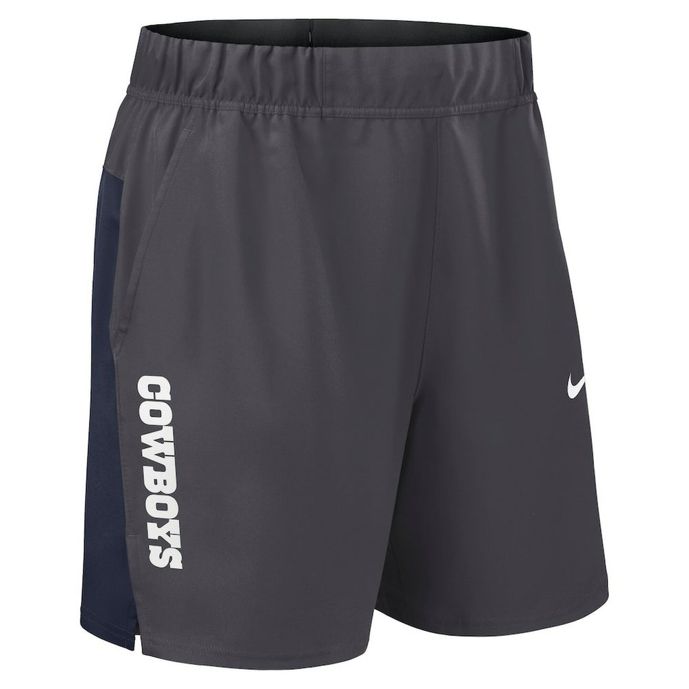 Dallas Cowboys Woven Victory Dri-FIT Shorts - Gray Shorts
