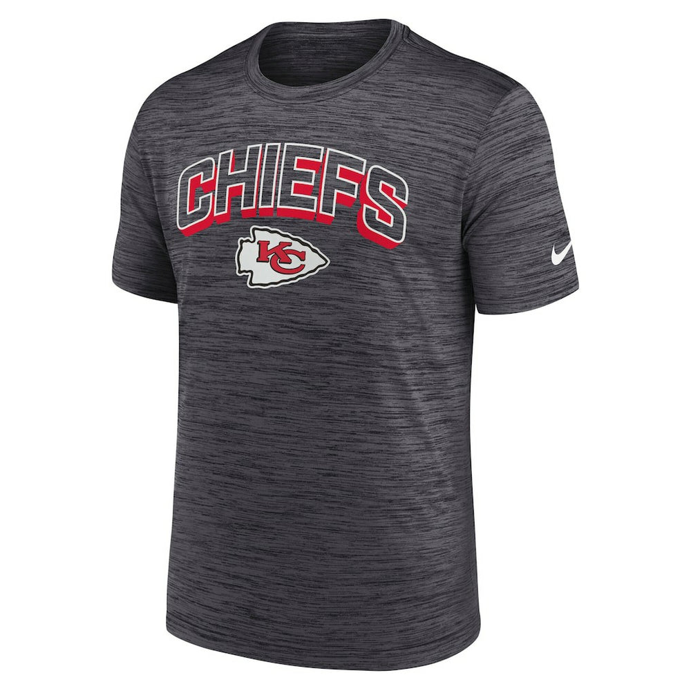Kansas City Chiefs Primetime Velocity Dri-FIT T-Shirt - Charcoal T-shirts