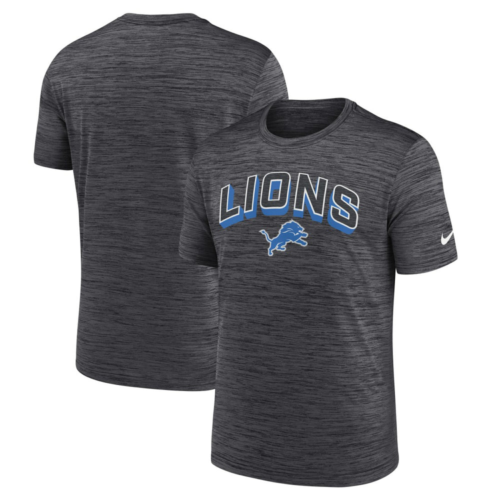 Detroit Lions Primetime Velocity Dri-FIT T-Shirt - Charcoal T-shirts