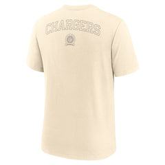 Los Angeles Chargers Glory Tri-Blend T-Shirt - Cream T-shirts