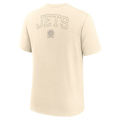 New York Jets Glory Tri-Blend T-Shirt - Cream T-shirts