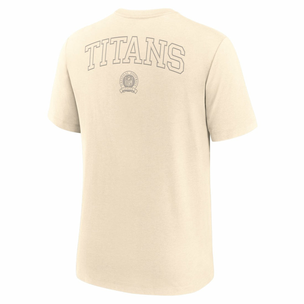Tennessee Titans Glory Tri-Blend T-Shirt - Cream T-shirts