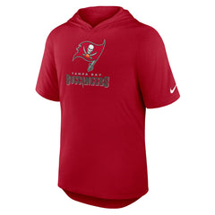 Tampa Bay Buccaneers Lockup Tri-Blend Hoodie T-Shirt - Red Hoodies