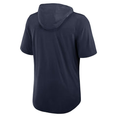 Dallas Cowboys Lockup Tri-Blend Hoodie T-Shirt - Navy Hoodies