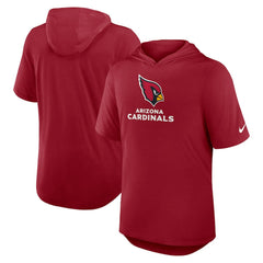 Arizona Cardinals Lockup Tri-Blend Hoodie T-Shirt - Cardinal Hoodies