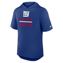 New York Giants Lockup Tri-Blend Hoodie T-Shirt - Royal Hoodies