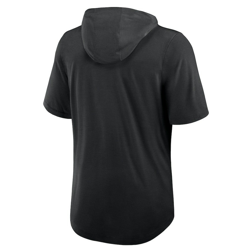 Cincinnati Bengals Lockup Tri-Blend Hoodie T-Shirt - Black Hoodies