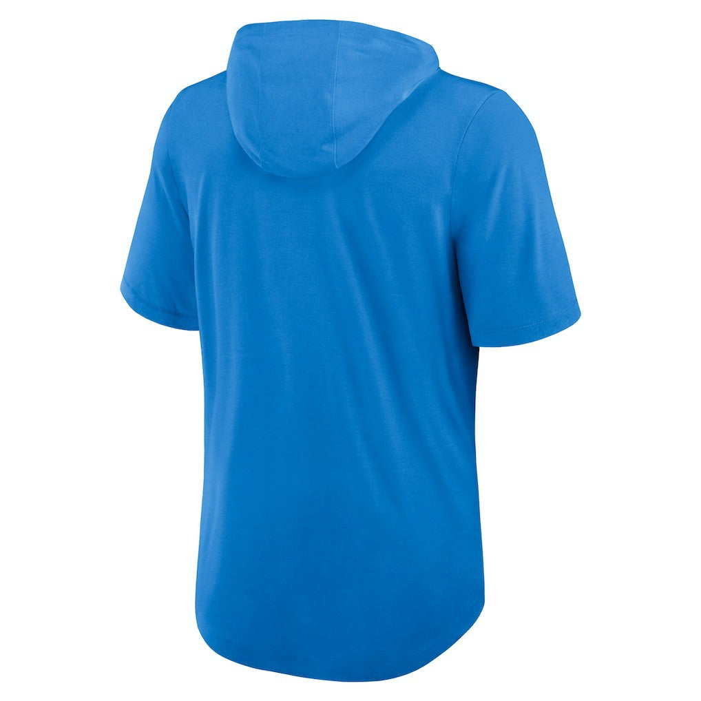 Los Angeles Chargers Lockup Tri-Blend Hoodie T-Shirt - Powder Blue Hoodies