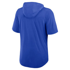 Los Angeles Rams Lockup Tri-Blend Hoodie T-Shirt - Royal Hoodies