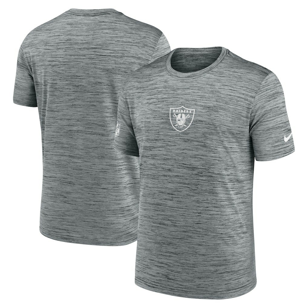Las Vegas Raiders Sideline Velocity Dri-FIT T-Shirt - Gray  - Gray T-shirts
