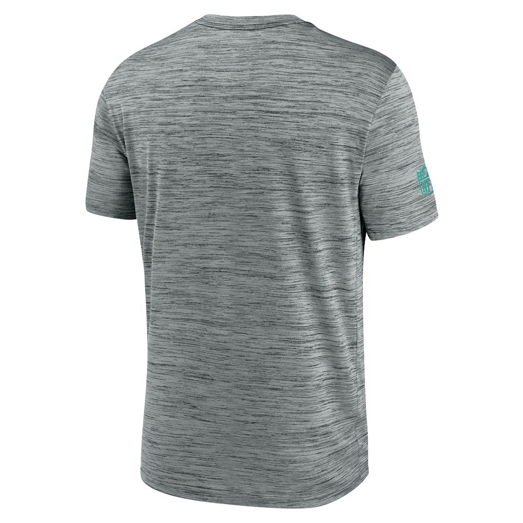 Miami Dolphins Sideline Velocity Dri-FIT T-Shirt - Gray  - Gray T-shirts
