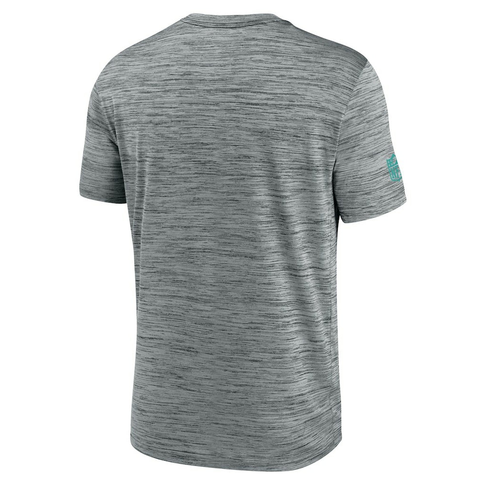 Miami Dolphins Sideline Velocity Dri-FIT T-Shirt - Gray  - Gray T-shirts