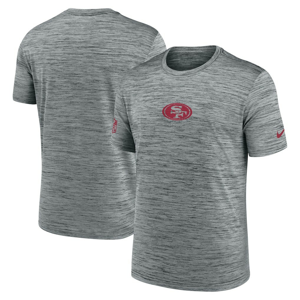 San Francisco 49ers Sideline Velocity Dri-FIT T-Shirt - Gray  - Gray T-shirts