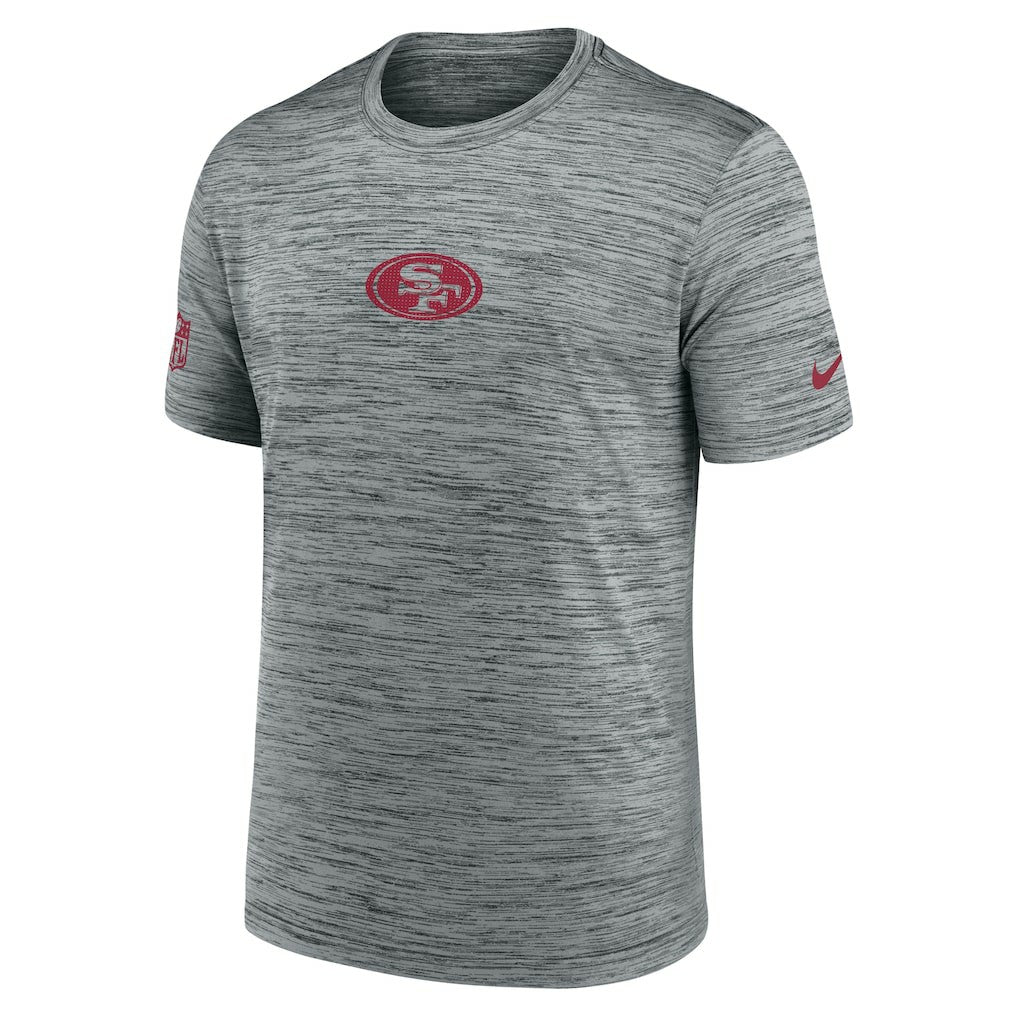 San Francisco 49ers Sideline Velocity Dri-FIT T-Shirt - Gray  - Gray T-shirts